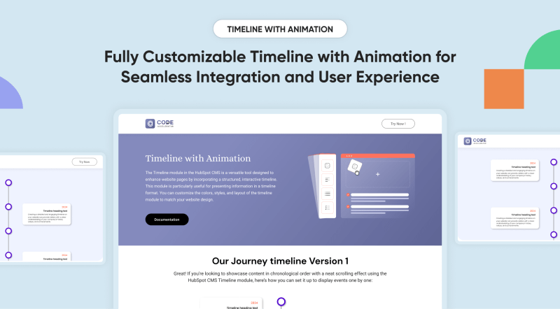 Timeline Module Documentation Page - Minimal Photos - Ultra HD Mobile Collection